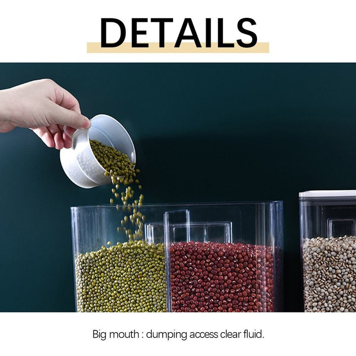 Divided Mounted Containers | kitchen item | Waseeh Pakistan