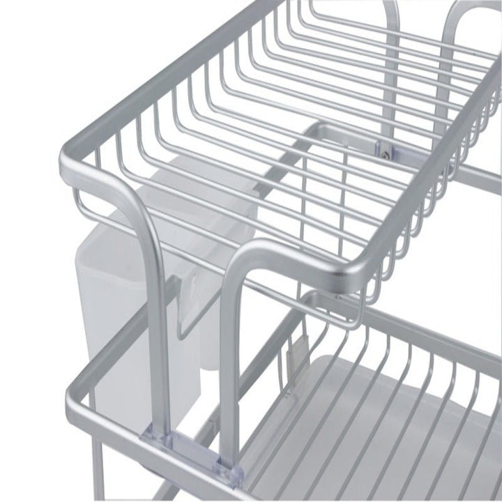 Double Dish Rack with Water Tray | kitchen item | Waseeh Pakistan