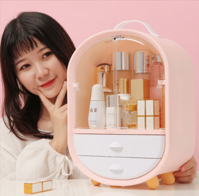 Double Door Makeup Organizer | Fashion Point | Waseeh Pakistan