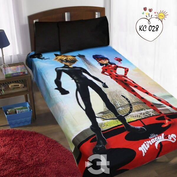 Double Kids Bed Sheet Set - Lady Bug | Home Décor | Waseeh Pakistan