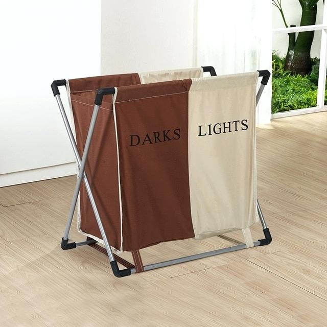 Double Laundry Basket - 2Color | Mix &amp; Match | Waseeh Pakistan