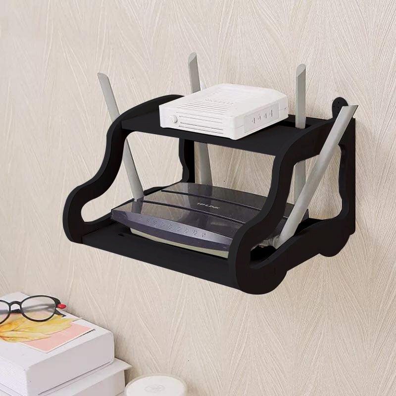 Double Layer Wall Mounted Lounge Living Room Floating Shelve Stand | Furniture | Waseeh Pakistan