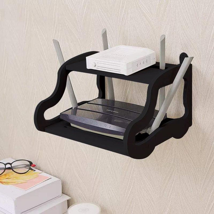 Double Layer Wall Mounted Lounge Living Room Floating Shelve Stand | Furniture | Waseeh Pakistan