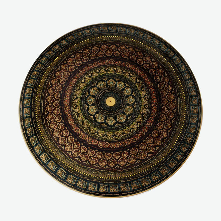 Double Wooden Table in Nakshi Art Top 24&