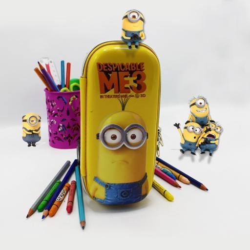 Double zipper pencil case. | Fashion Point | Waseeh Pakistan