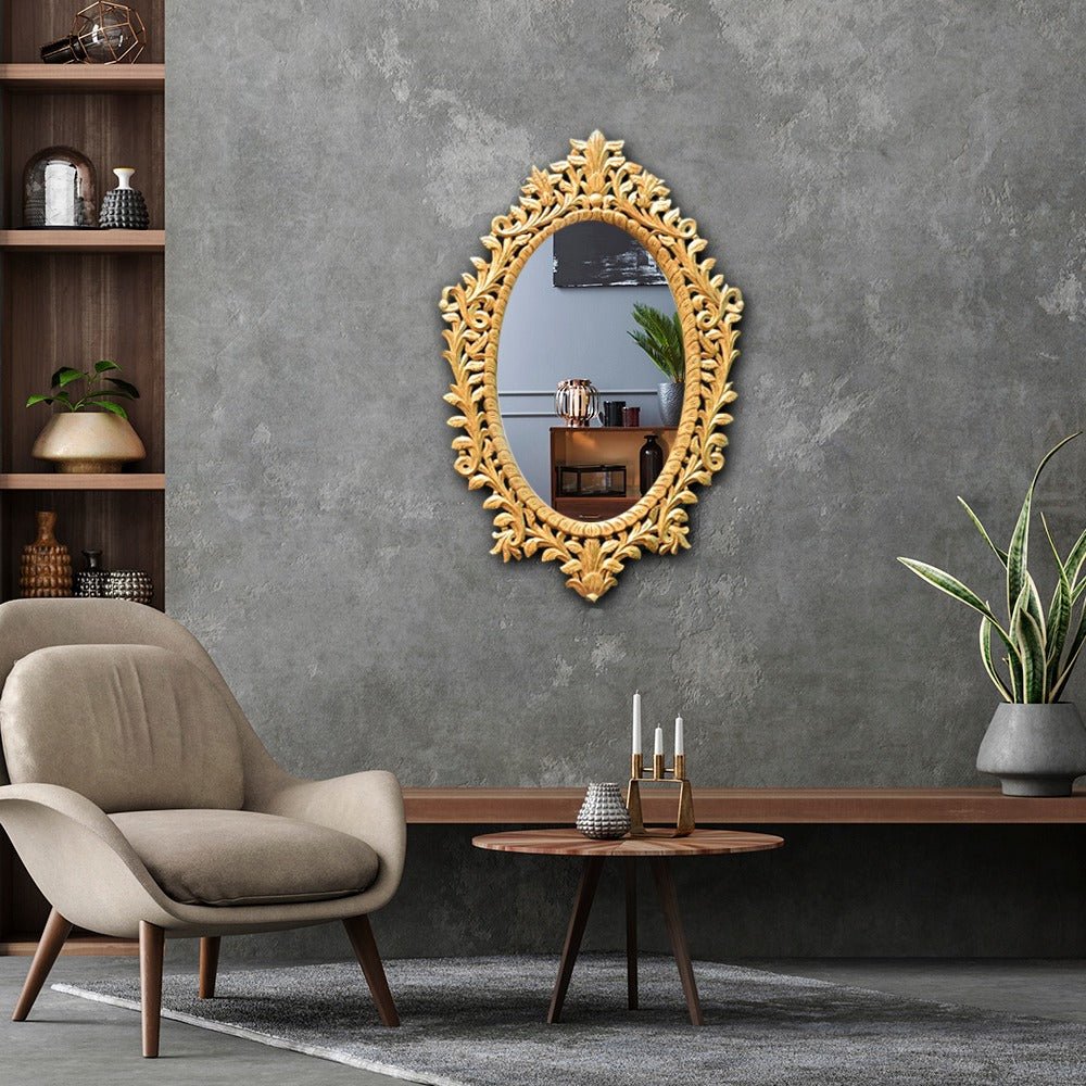 Down Hunch Hanging Mirror | Home Décor | Waseeh Pakistan