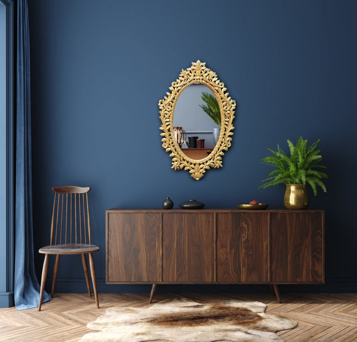 Down Hunch Hanging Mirror | Home Décor | Waseeh Pakistan