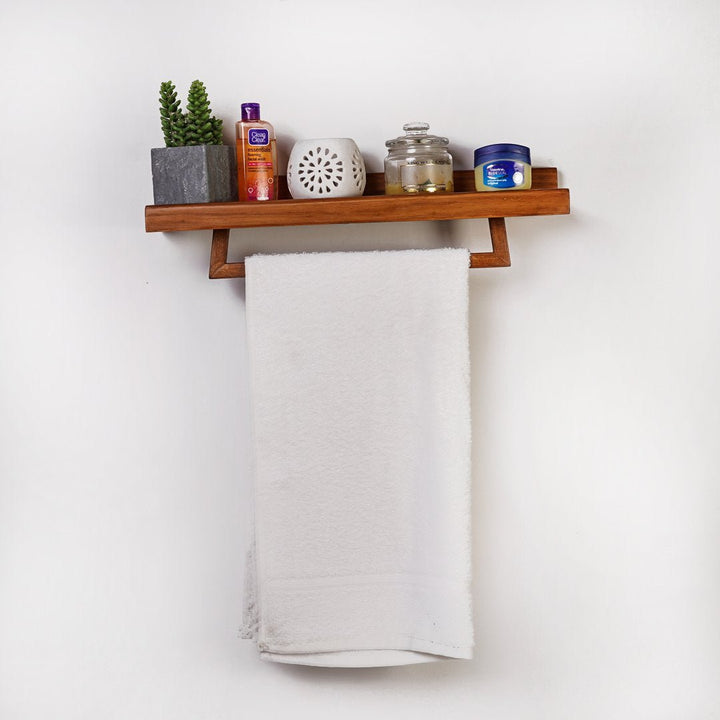 Drifter Solid Wood Bathroom Floating Organizer Shelve Decor | Furniture | Waseeh Pakistan
