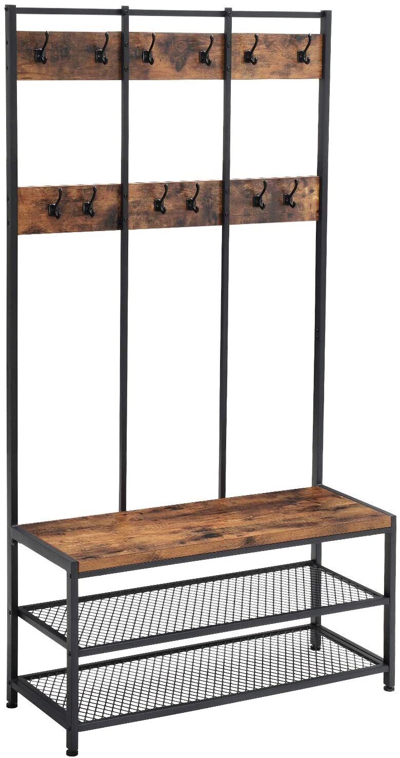DWAYNE Entryway Hall Living Bedroom Coat Shoe Organizer Storage Rack | Furniture | Waseeh Pakistan