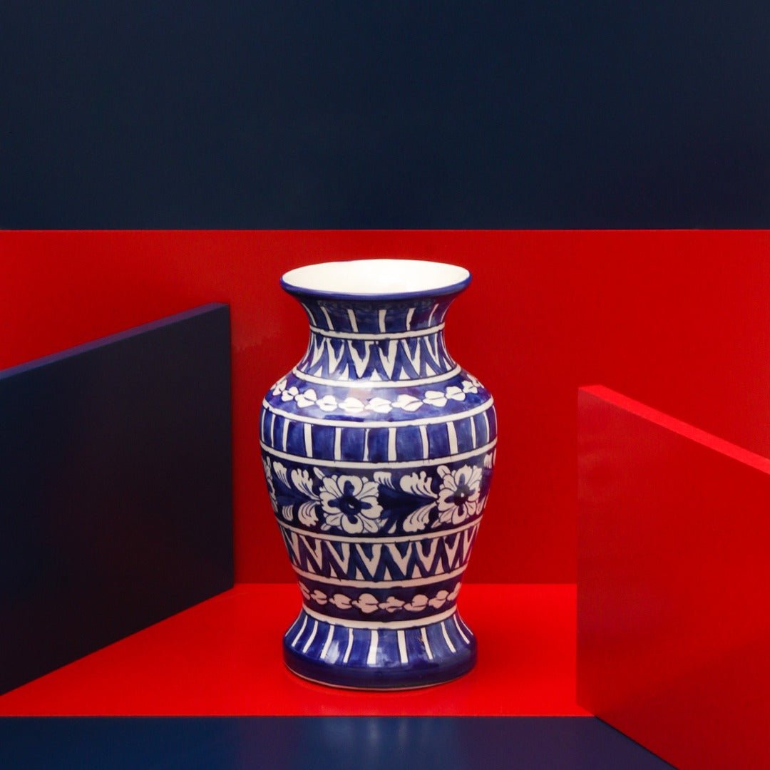 Early Adorna felicity Vase-Blue pottery | Home Décor | Waseeh Pakistan