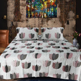 Export Quality Cotton Double Bed Sheet With 2 Pillow cases - waseeh.com