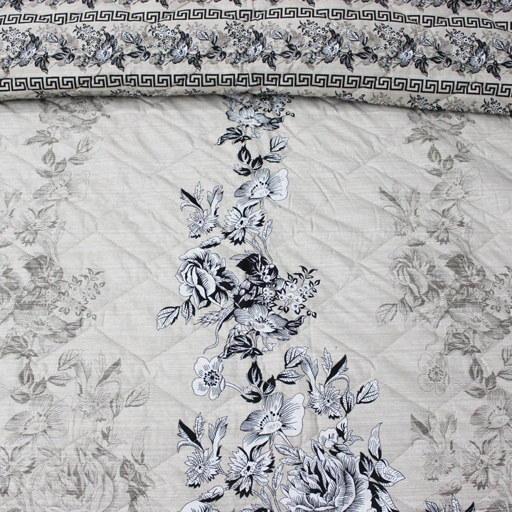 Egyptian Floral - Cotton Bed Spread Set - 6 pc | Home Décor | Waseeh Pakistan