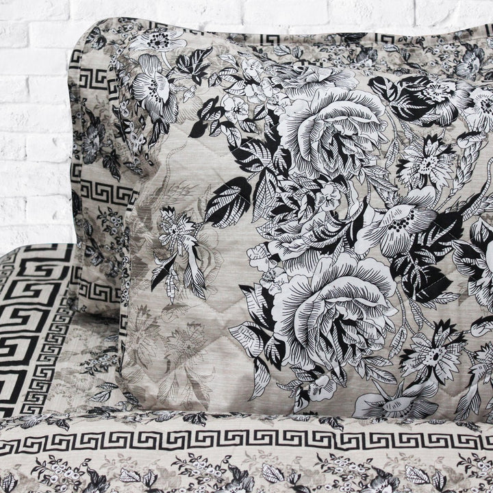 Egyptian Floral - Cotton Bed Spread Set - 6 pc | Home Décor | Waseeh Pakistan