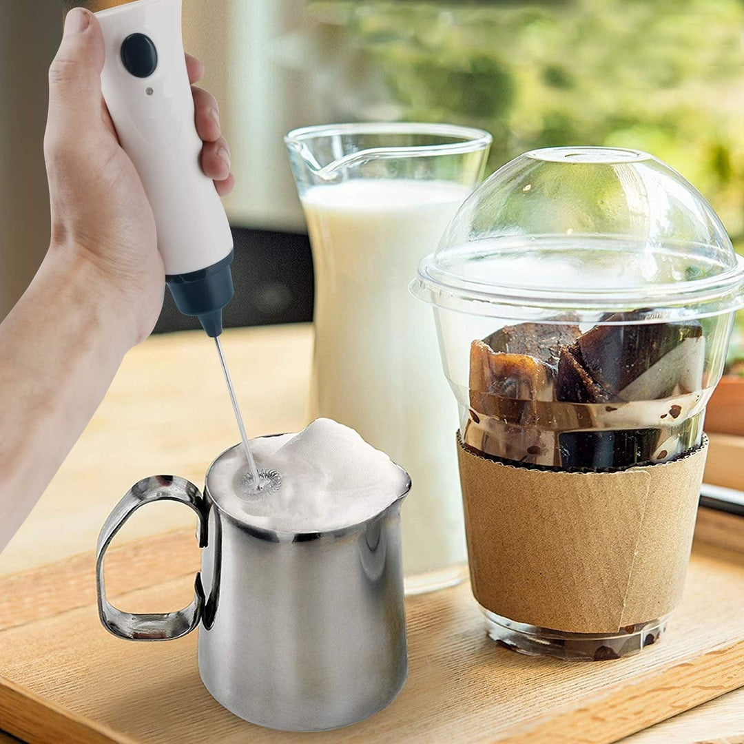 Electric Milk Frother Rechargeable Handheld Wand Coffee Mixer | kitchen item | Waseeh Pakistan