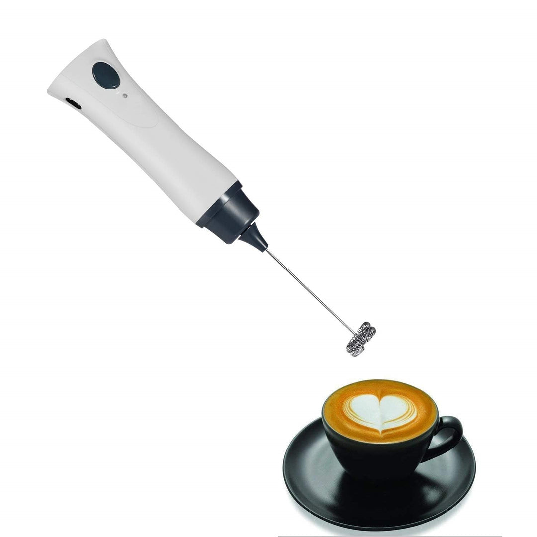 Electric Milk Frother Rechargeable Handheld Wand Coffee Mixer | kitchen item | Waseeh Pakistan