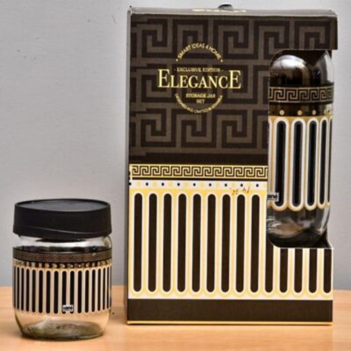 ELEGANCE Jar Set (3 piece) | kitchen item | Waseeh Pakistan