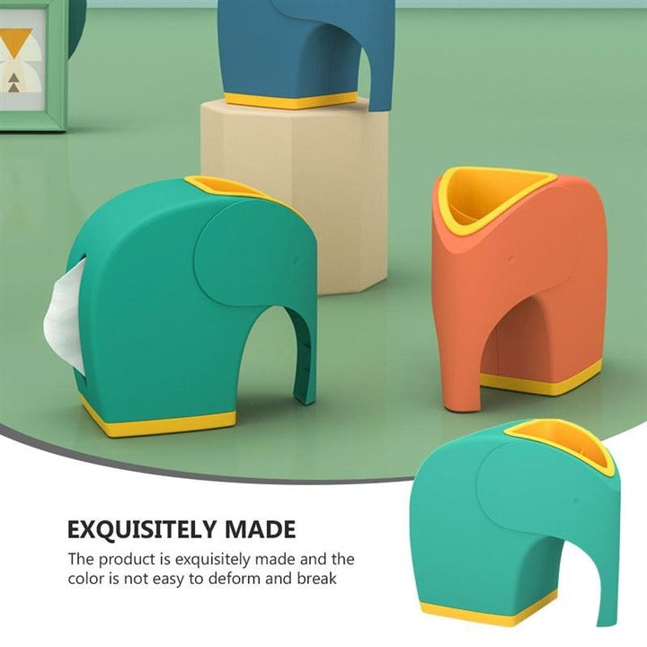 Elephanto Tissue Paper Box | Storage Box | Home Décor | Waseeh Pakistan