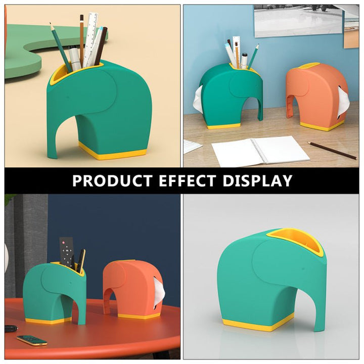 Elephanto Tissue Paper Box | Storage Box | Home Décor | Waseeh Pakistan