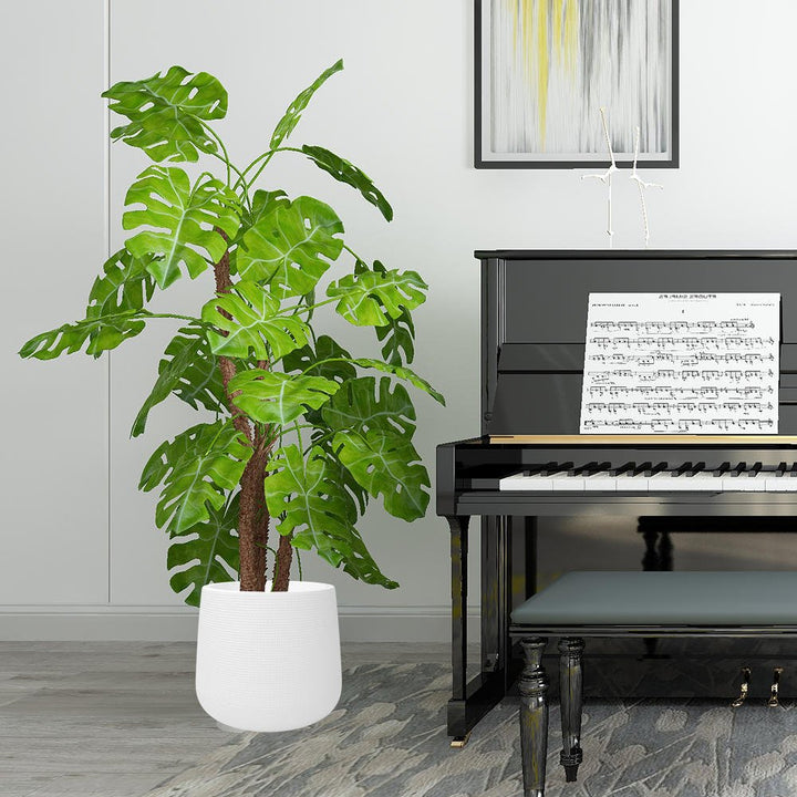 Embossment Plant Flower Pot (Round) | Home Décor | Waseeh Pakistan