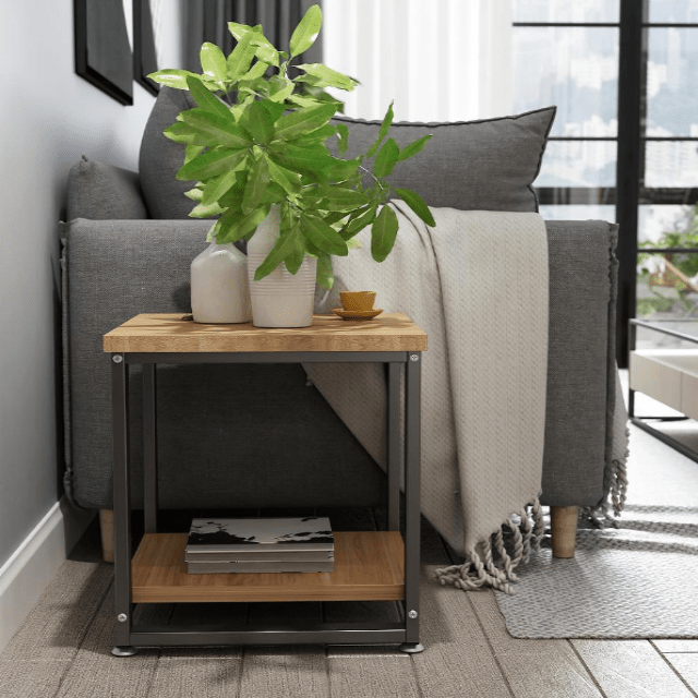 End Sofa Side living Lounge Drawing Table (2 Tier)-Special | Furniture | Waseeh Pakistan