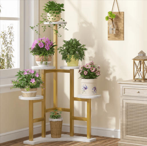 Engross Quinary Planter Shelve Organizer Stand Rack | Not Sale FB | Waseeh Pakistan