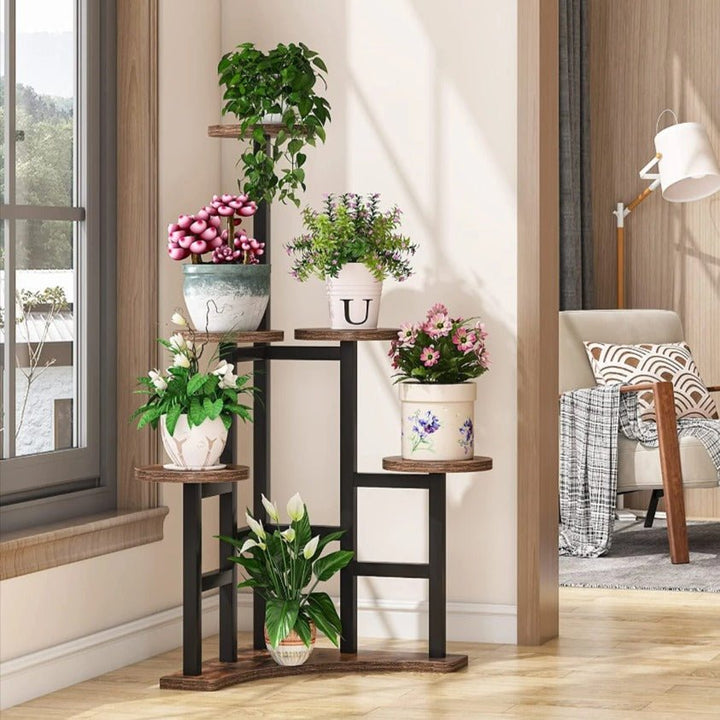 Engross Quinary Planter Shelve Organizer Stand Rack | Not Sale FB | Waseeh Pakistan