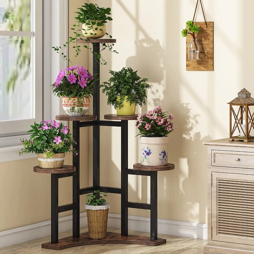 Engross Quinary Planter Shelve Organizer Stand Rack | Not Sale FB | Waseeh Pakistan