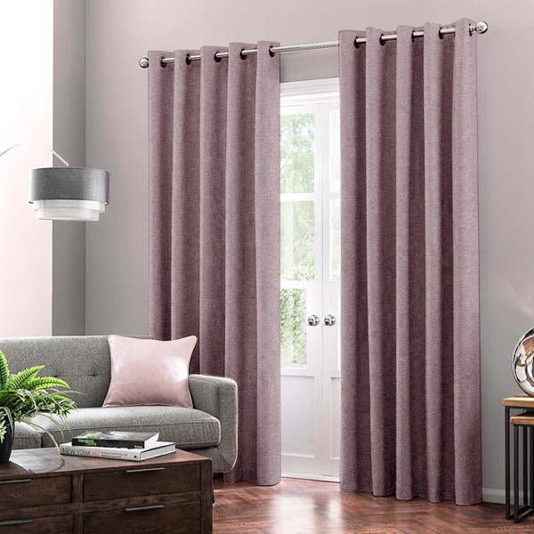 Enticing Poetry Plum Curtain (Textured) | Home Décor | Waseeh Pakistan