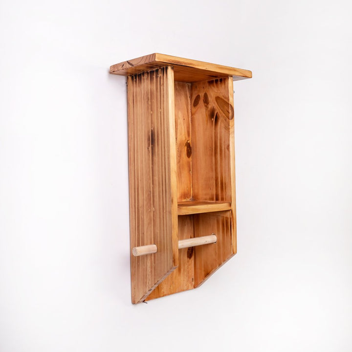 Epoch Kitchen Bathroom Solid Wood Floating Storage Organizer Rack | Furniture | Waseeh Pakistan