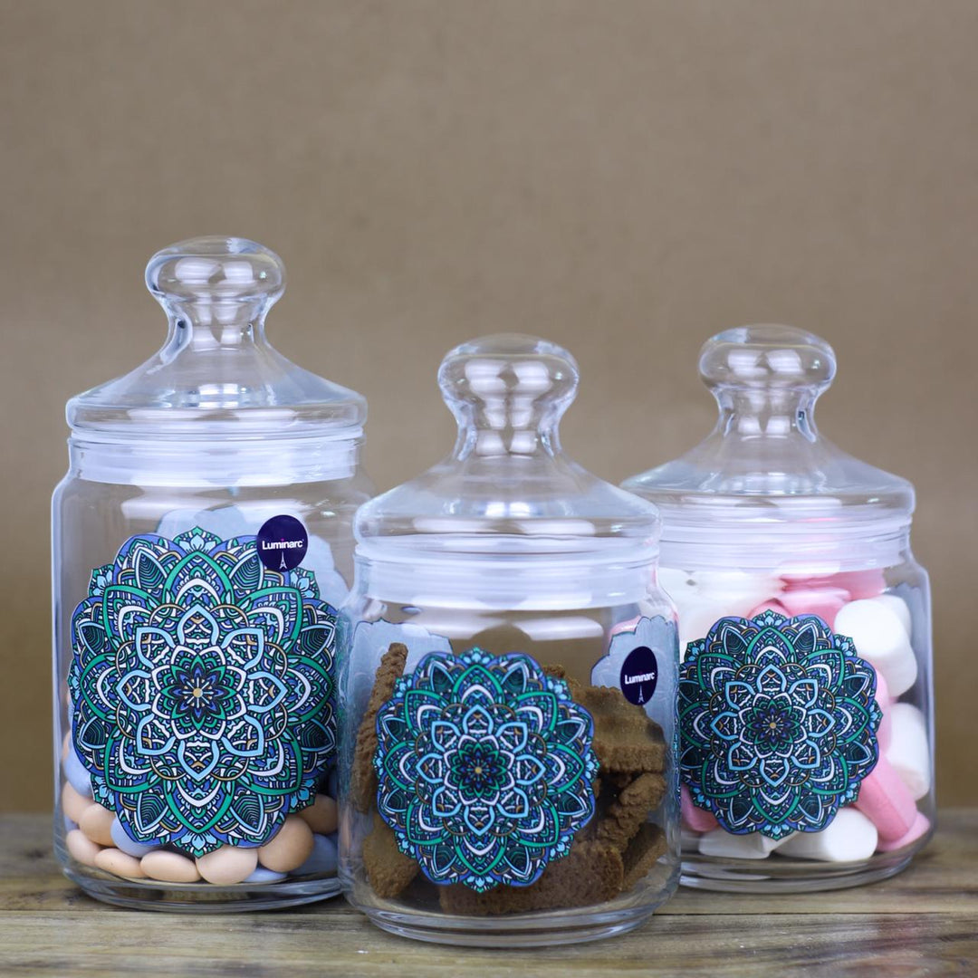 Esma Jars (3 pcs) | kitchen item | Waseeh Pakistan