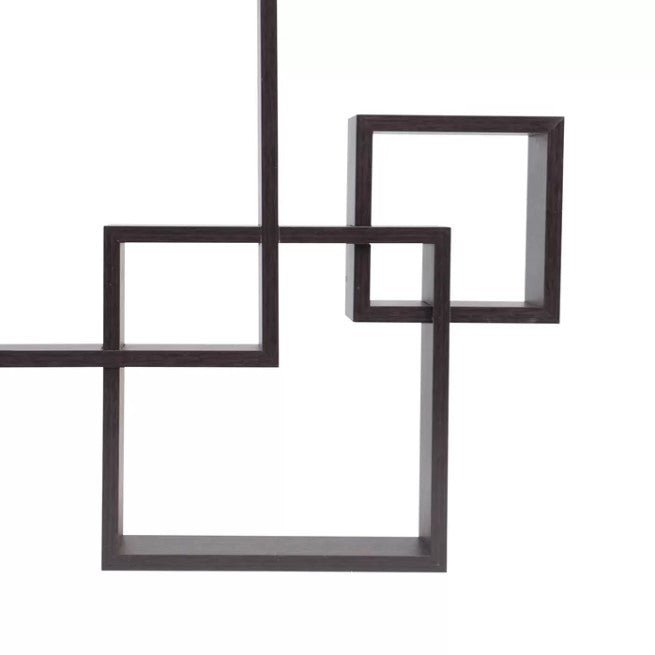 Espresso Square Living Lounge Bedroom Floating Shelve Decor | Furniture | Waseeh Pakistan