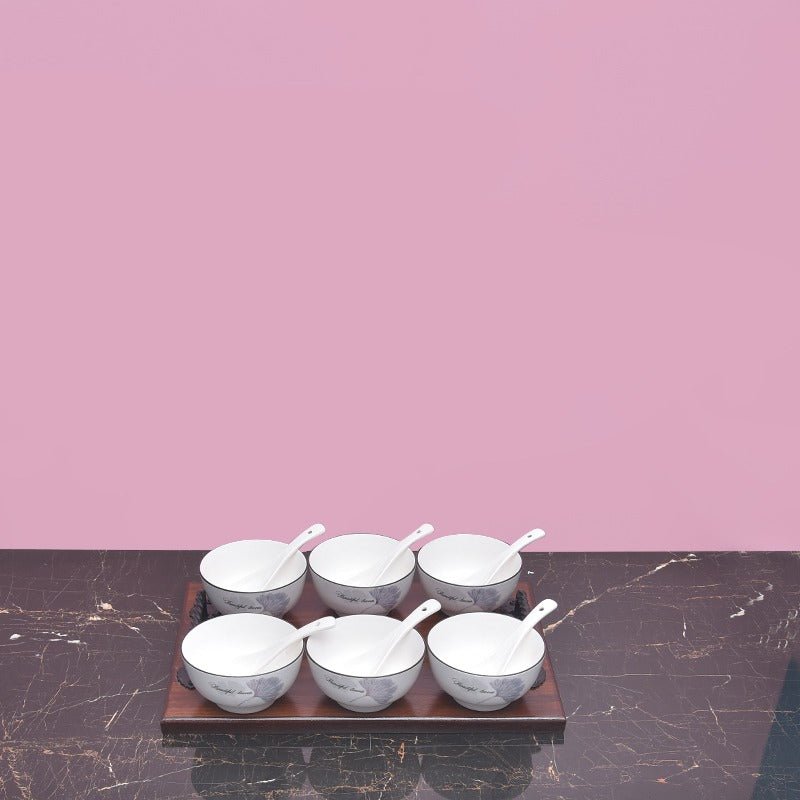 European Ceramic Soup Bowl (14 Pcs) | kitchen item | Waseeh Pakistan