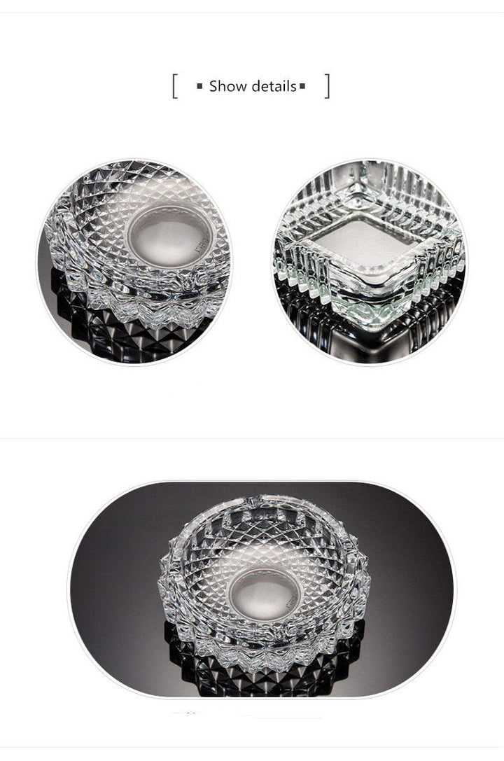 European Diamond Cut Ashtray | Home Décor | Waseeh Pakistan