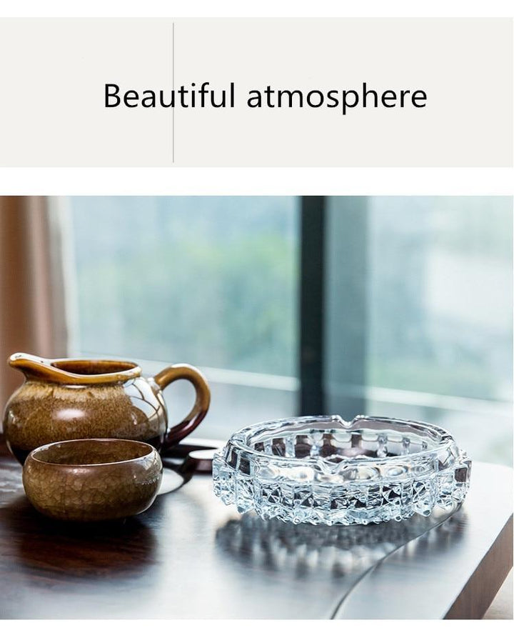 European Diamond Cut Ashtray | Home Décor | Waseeh Pakistan
