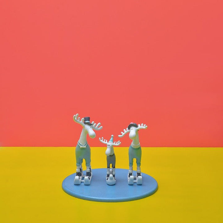 European Resin Deer Decor Sculpture (Set of 3) | Home Décor | Waseeh Pakistan