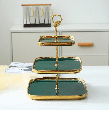 European Style Three Layer Cake Stand | kitchen item | Waseeh Pakistan
