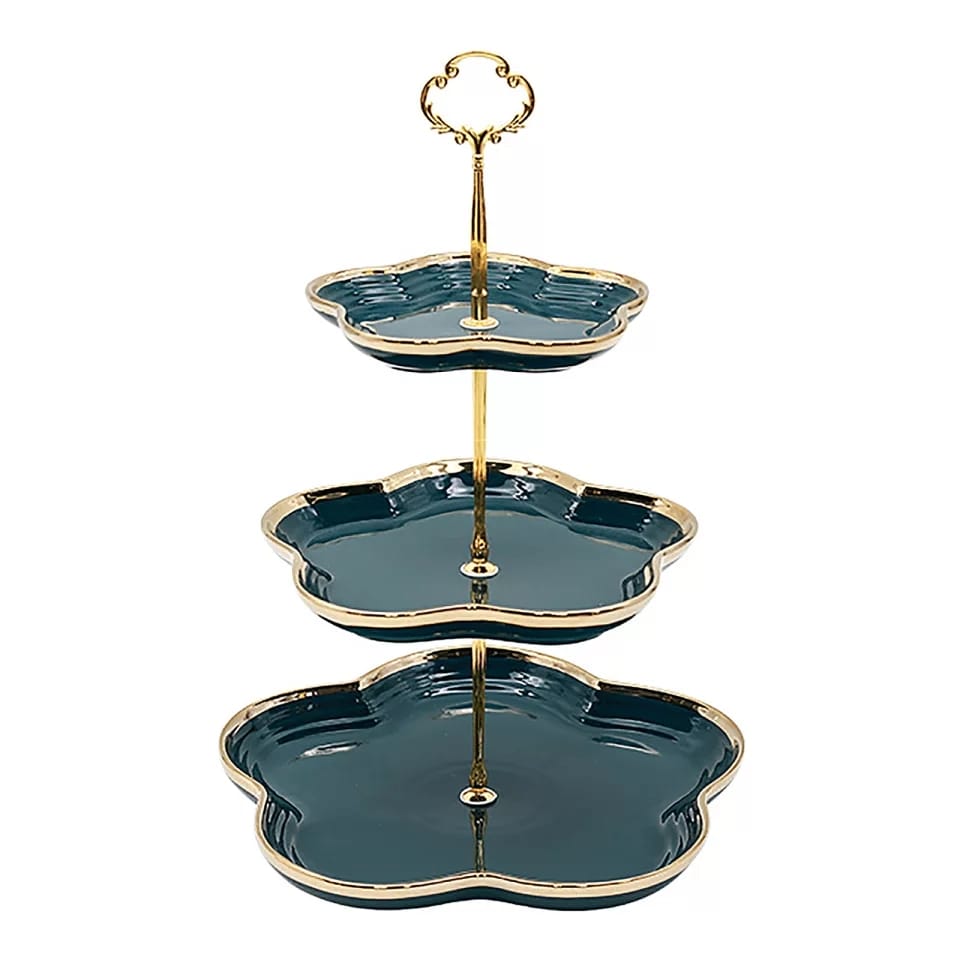 European Style Three Layer Cake Stand | kitchen item | Waseeh Pakistan