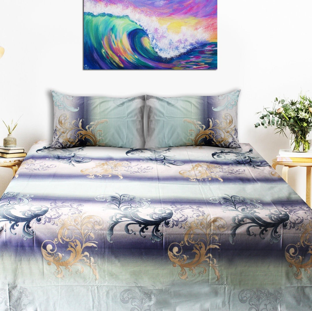 Export Cotton Quilt Cover Set (4 pcs) | Home Décor | Waseeh Pakistan