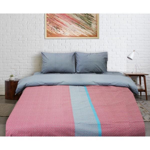 Export Quality Bed Sheet Pink Patterned | Home Décor | Waseeh Pakistan