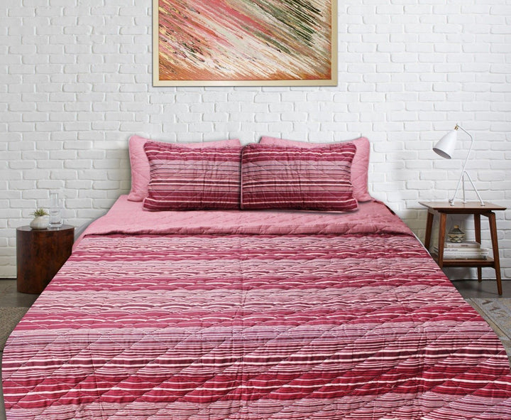Export Quality Cotton Bed Spread Set - 6 pcs - Lined | Home Décor | Waseeh Pakistan