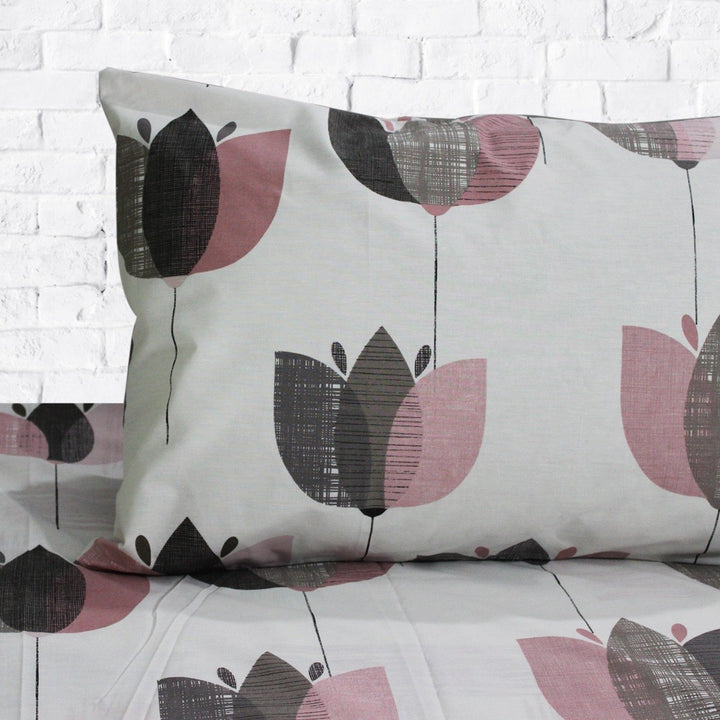Export Quality Cotton Double Bed Sheet With 2 Pillow cases | Home Décor | Waseeh Pakistan