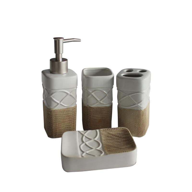 Exquisite Bathroom Set - 4 pc | Home Décor | Waseeh Pakistan