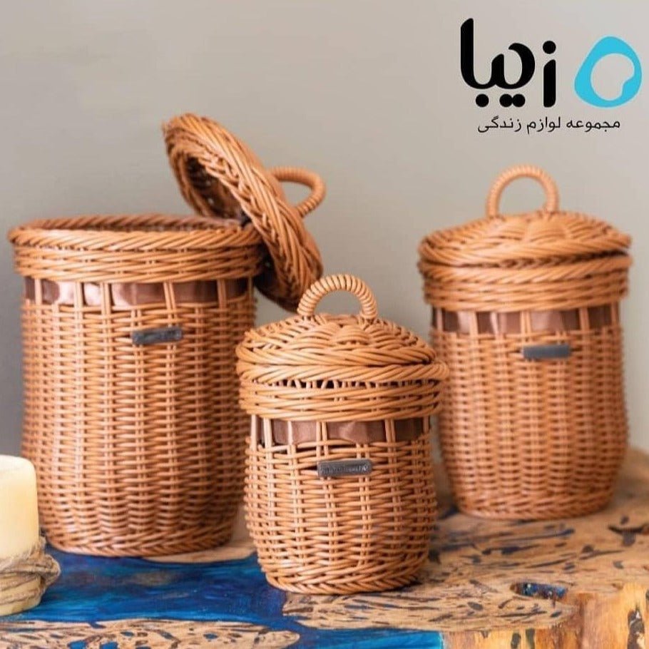 Exquisite Braided Organizer (3 pcs) | kitchen item | Waseeh Pakistan