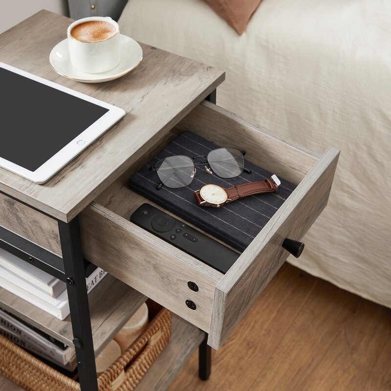 Ezzel Nightstand Drawer End Sofa Side Table | Furniture | Waseeh Pakistan