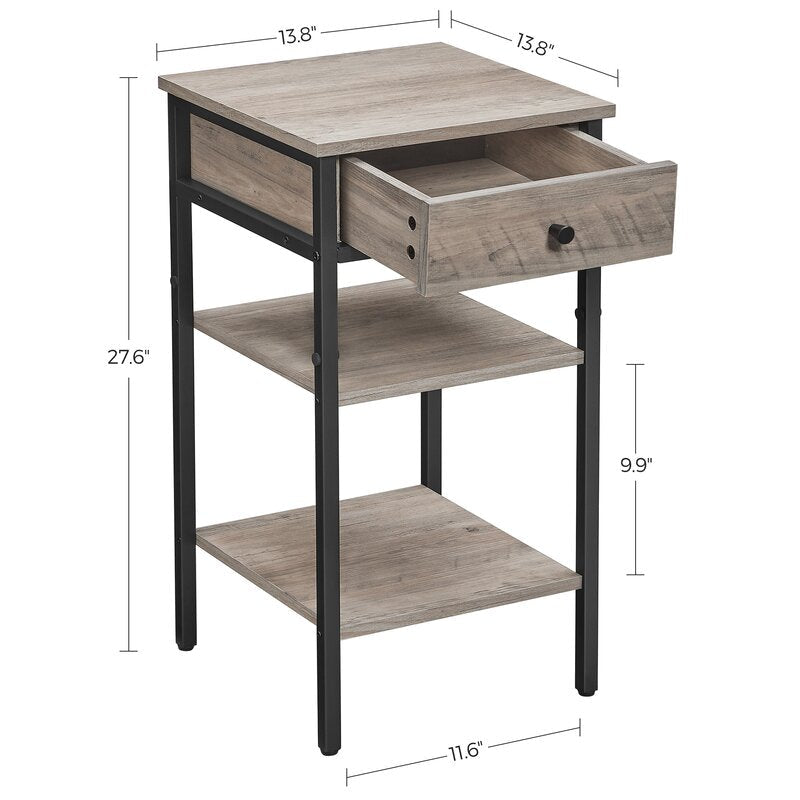 Ezzel Nightstand Drawer End Sofa Side Table | Furniture | Waseeh Pakistan