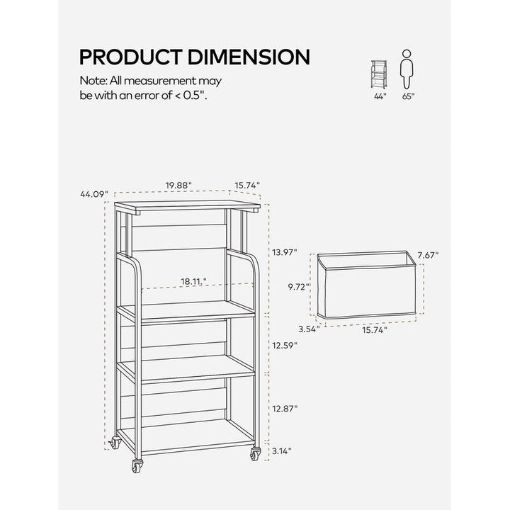Federico Kitchen Moving Trolley Rack | Furniture | Waseeh Pakistan
