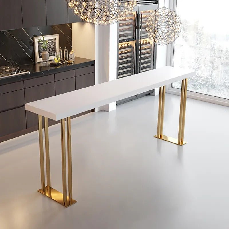 Feigned Living Lounge Drawing Room Counter Breakfast LED Console Table | Not Sale FB | Waseeh Pakistan