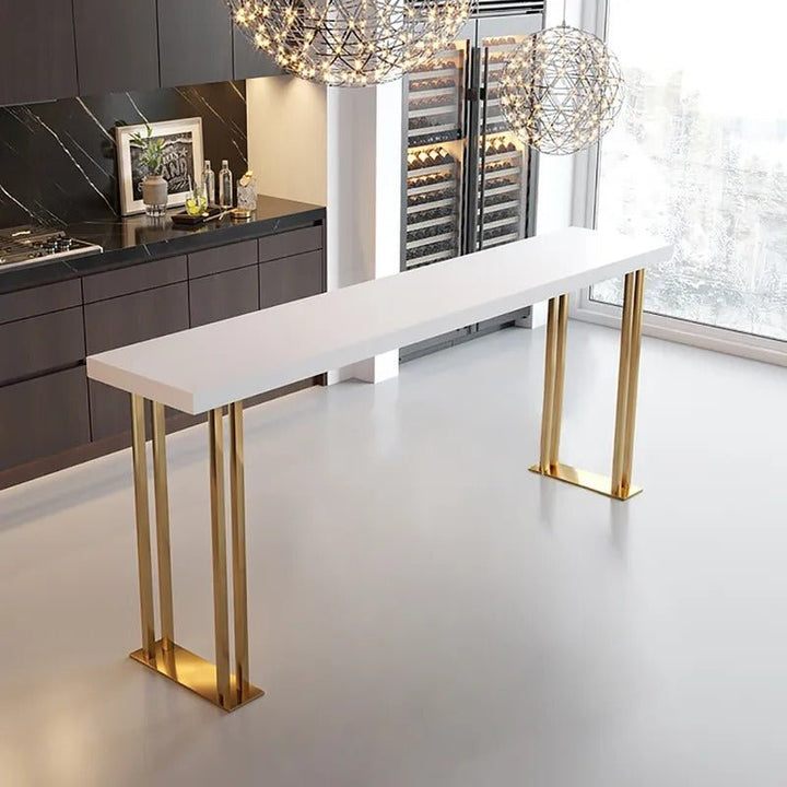Feigned Living Lounge Drawing Room Counter Breakfast LED Console Table | Not Sale FB | Waseeh Pakistan
