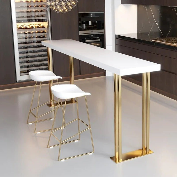 Feigned Living Lounge Drawing Room Counter Breakfast LED Console Table | Not Sale FB | Waseeh Pakistan