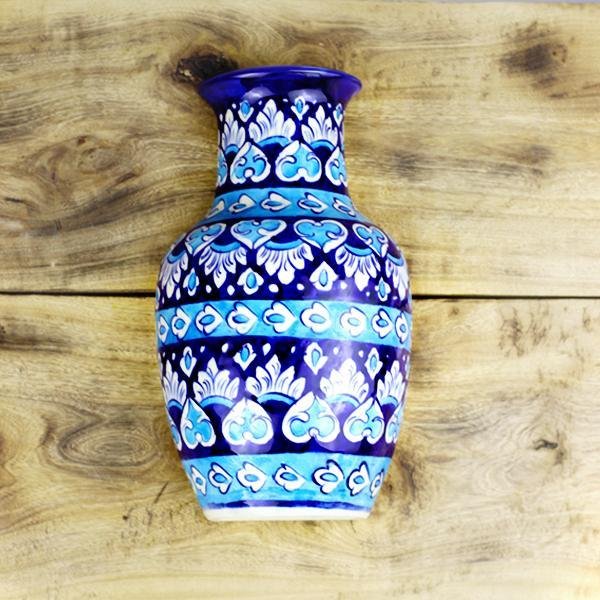 Felicity Half Vase-Blue Pottery | Home Décor | Waseeh Pakistan